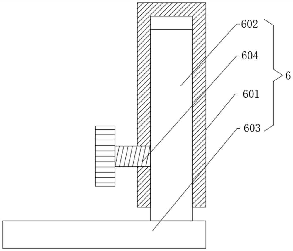 Support platform with anti-toppling structure for construction