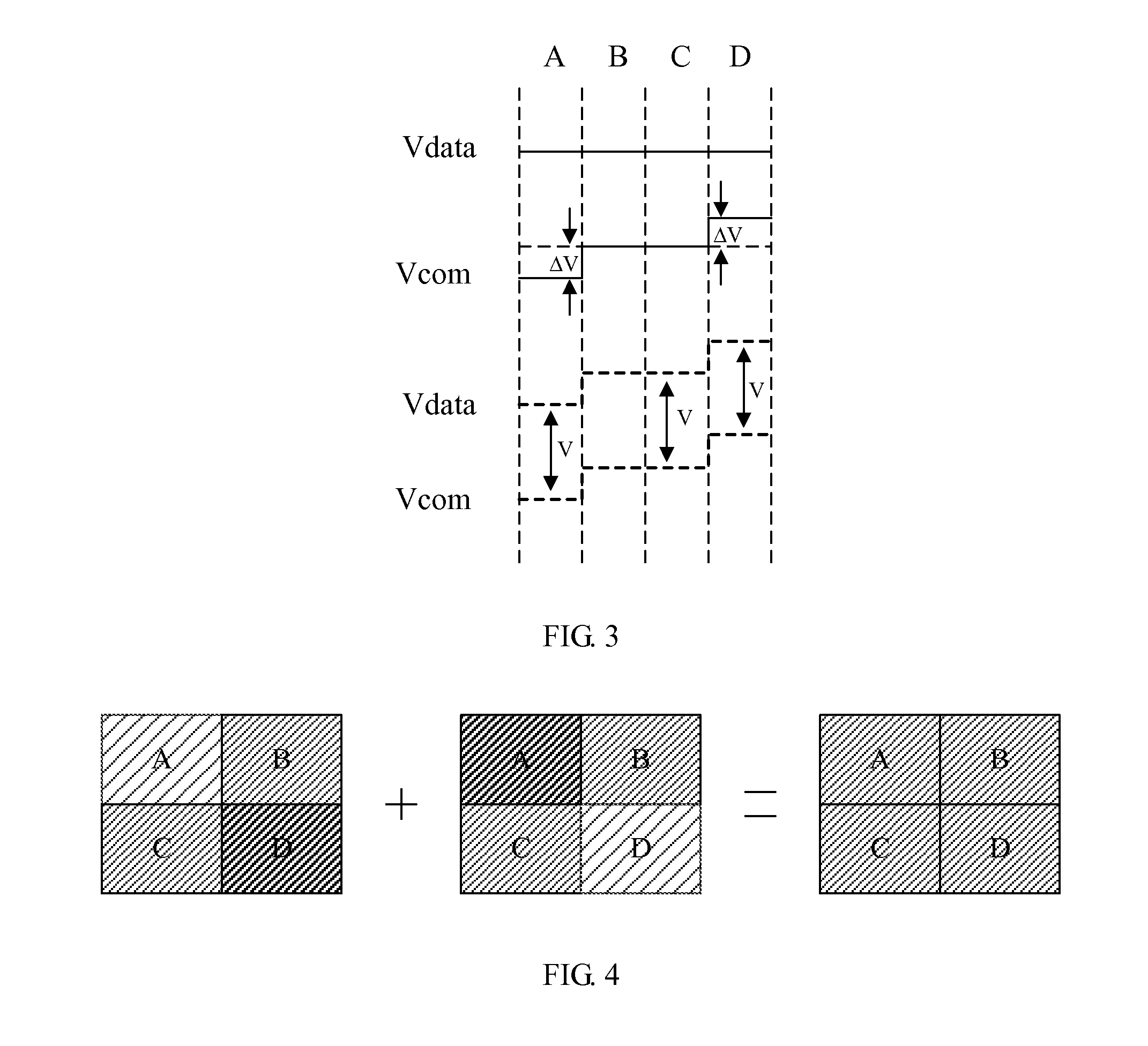 Method and dislay device for uniform image display