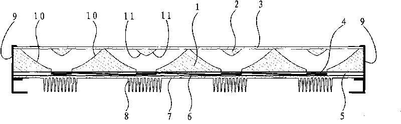 Reflective light-gathering solar photovoltaic power generation assembly with double parabolic cylinders