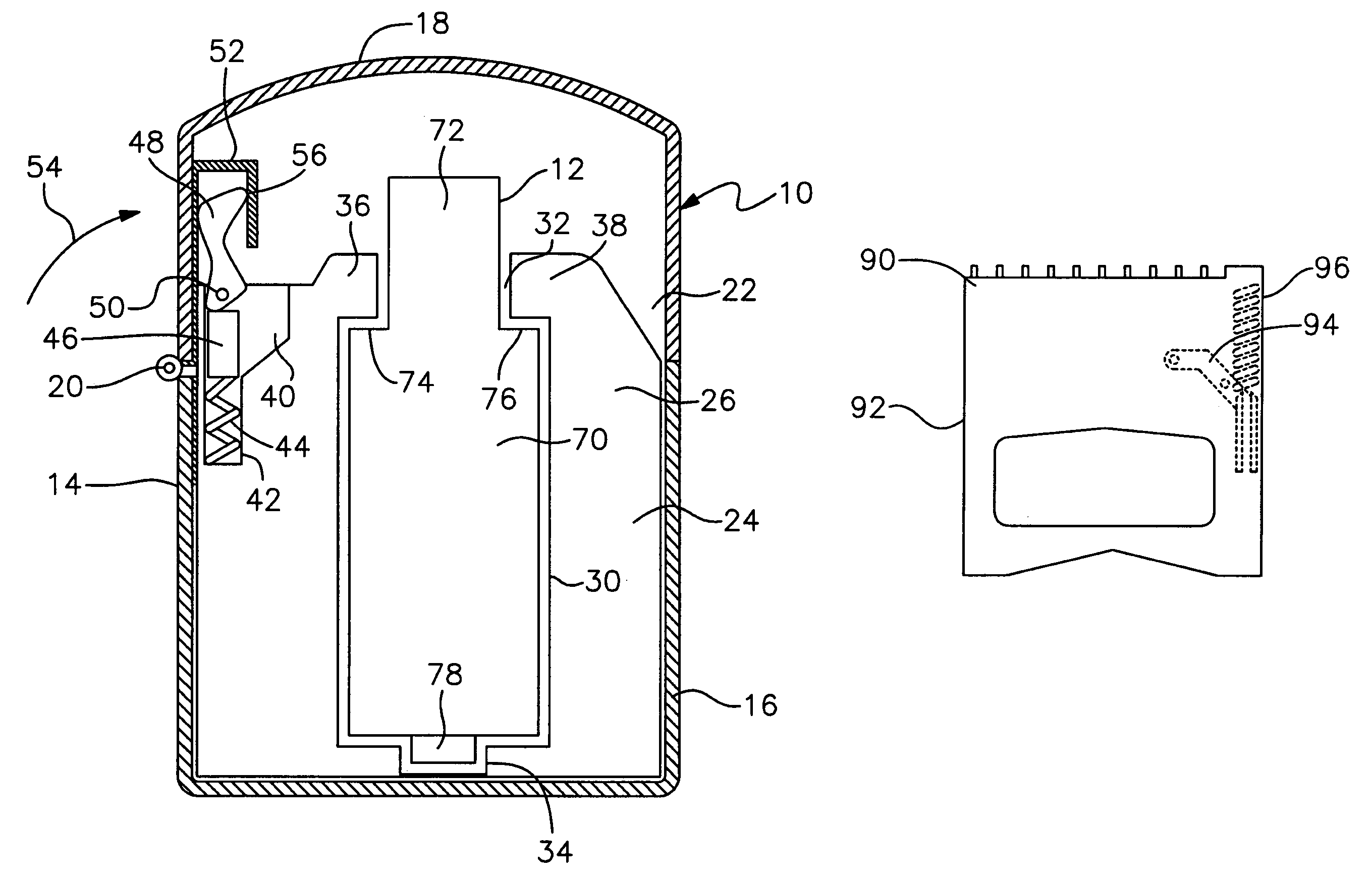 Protective enclosure for an electronic data storage device