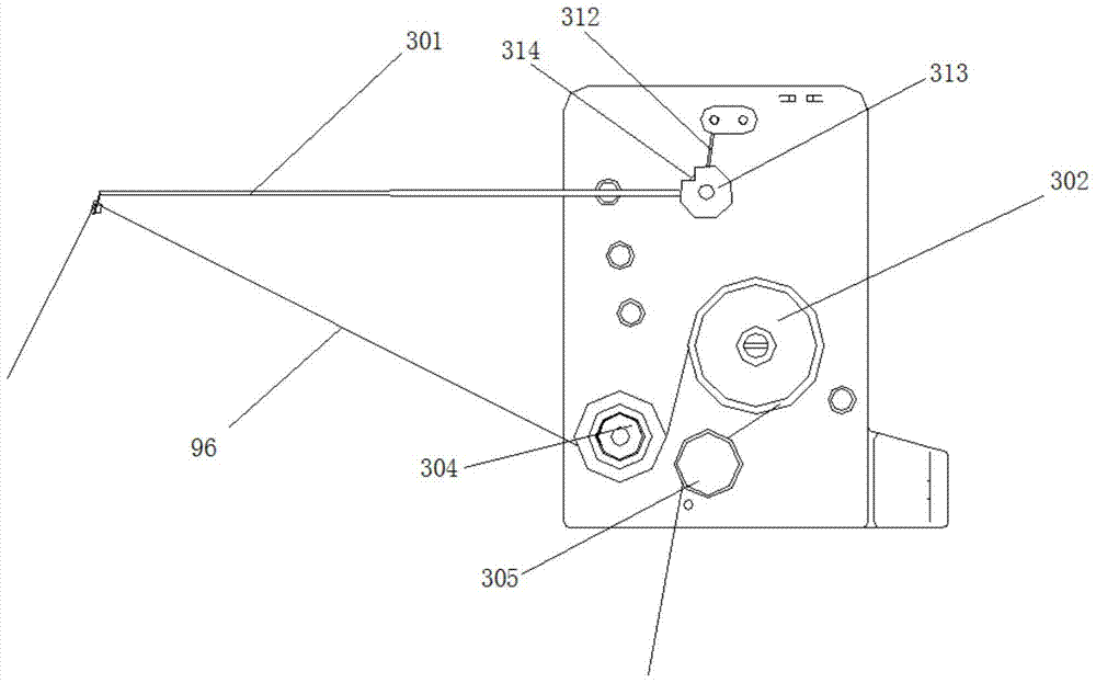 A micro-tension wire feeding device and a bridge wire automatic welding system containing the device