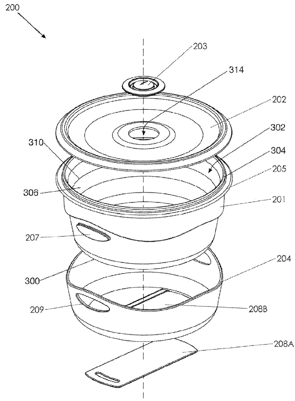 Method and System for Storing Food Preparations