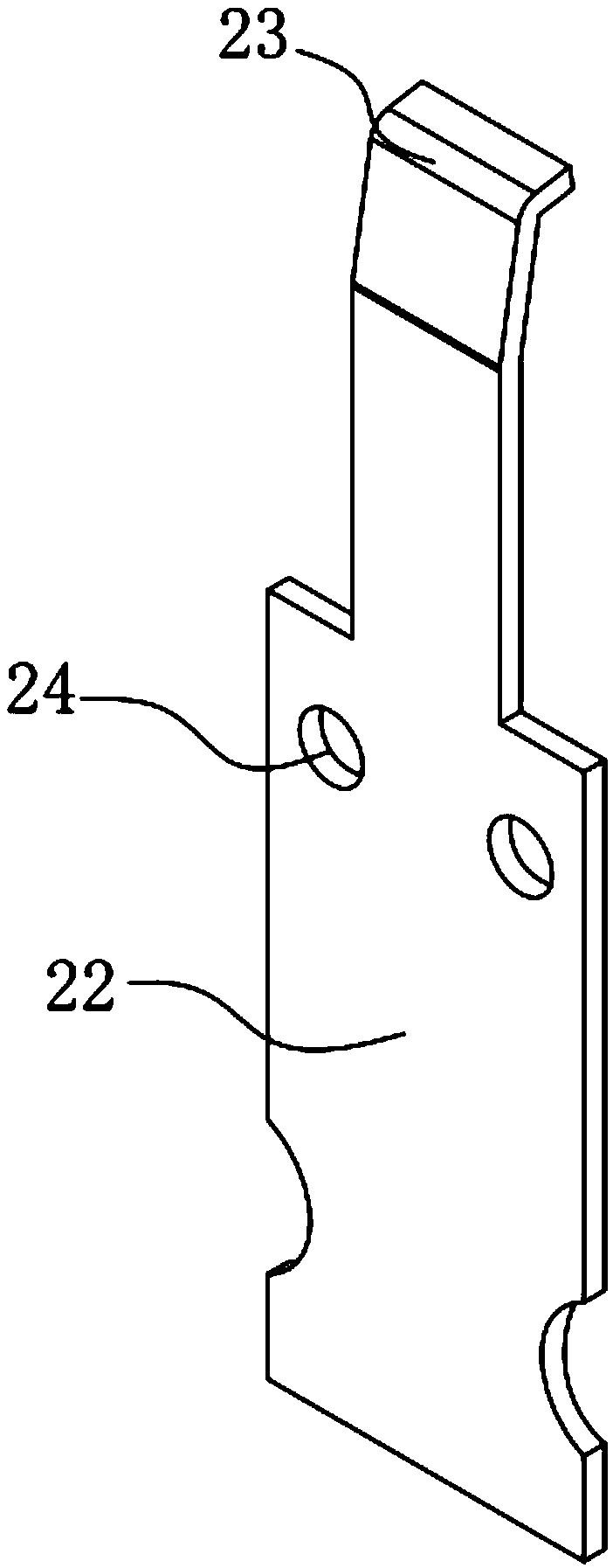 Electromagnetic system of clapper type magnetic latching relay, and assembly method thereof