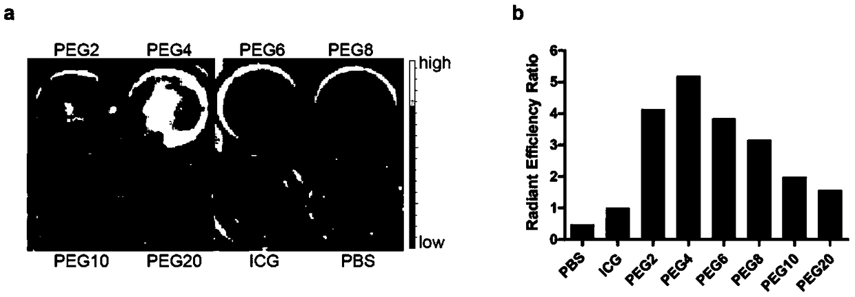 Design, synthesis and application of near-infrared fluorescence imaging agent for targeted tumor VEGFR-3 molecule