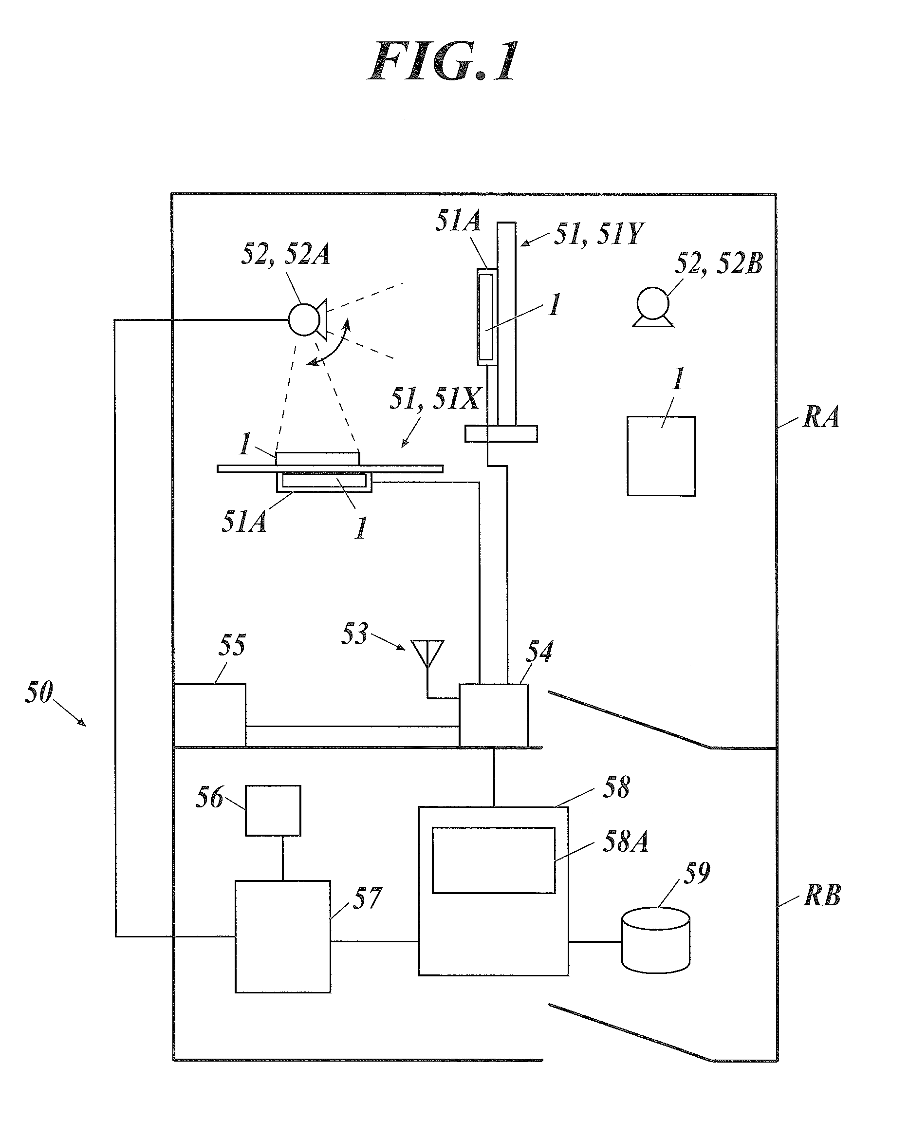 Radiographic image capturing system and console