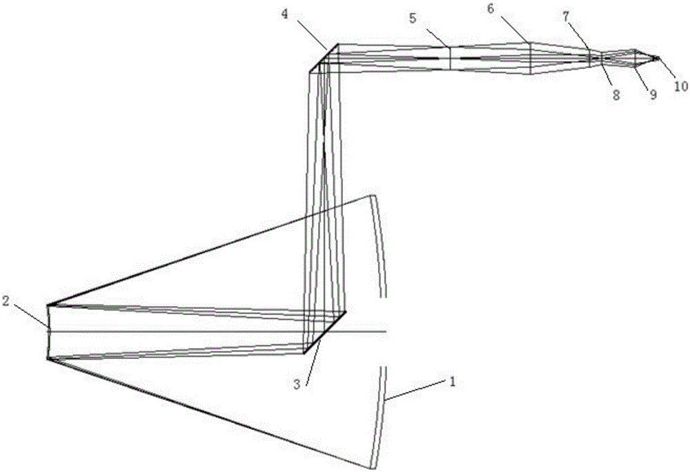 Large-diameter catadioptric three-component continuous zoom optical system