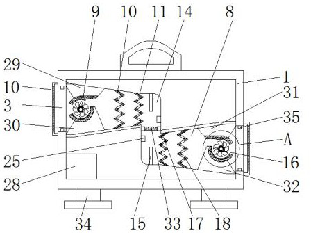 Portable energy storage equipment with heat dissipation wind tunnel structure