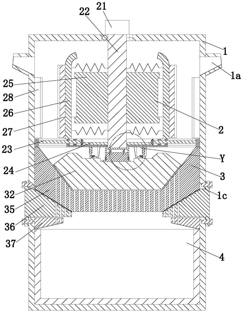 A plant essential oil preparation raw material crushing and grinding process