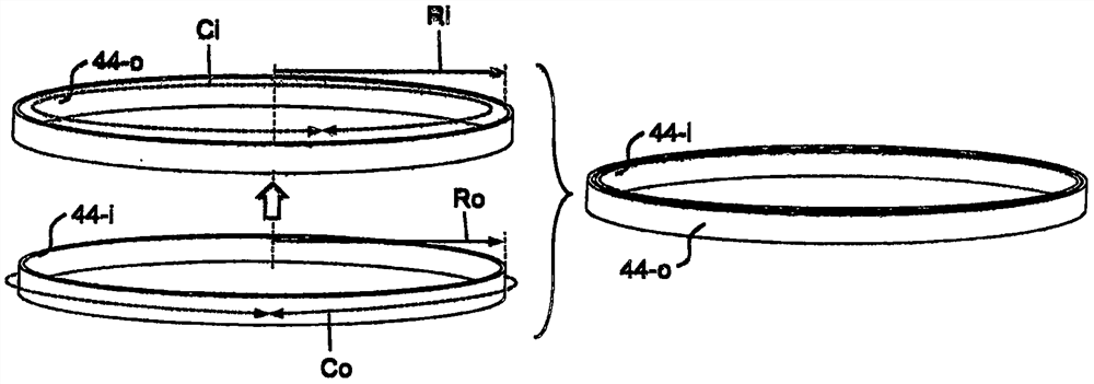 Drive belt with a set of nested steel flexible rings