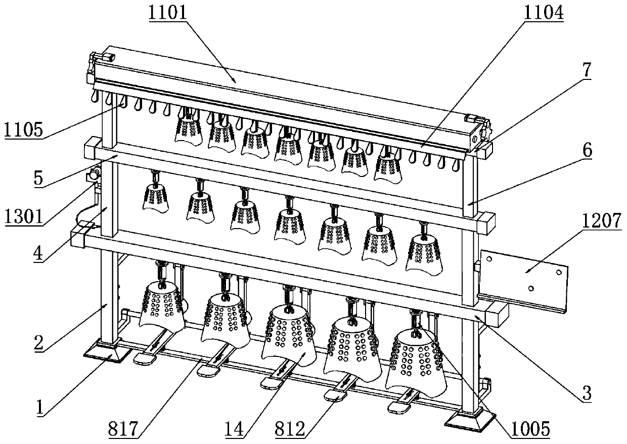 Chime learning device for music teaching guidance