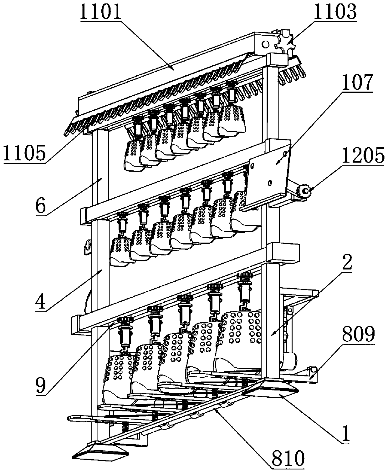 Chime learning device for music teaching guidance