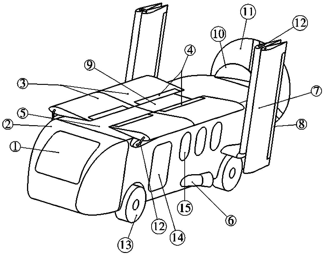 Flying passenger car