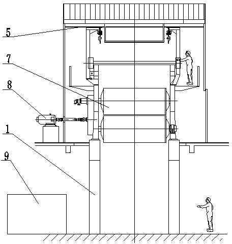 Gas-fired drying part for paper machine