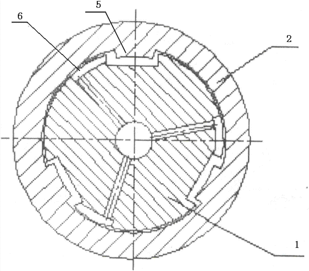 Diamond compact annular concentric simultaneous casing drilling bit and working method thereof