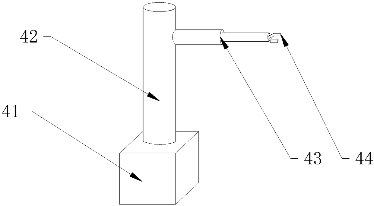 Metal processing mold having automatic feeding and discharging functions