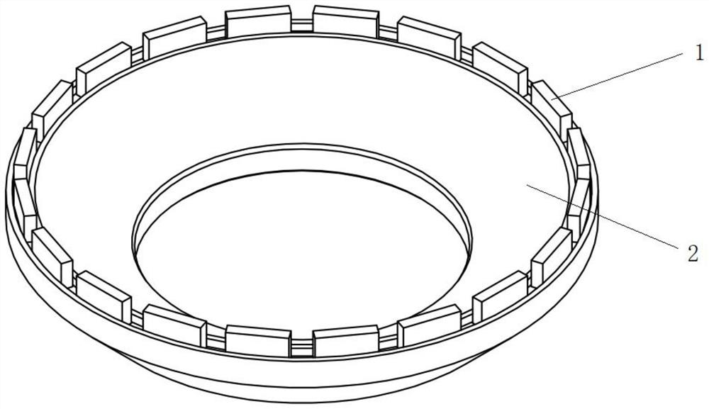 Preparation method of grinding block and grinding wheel for grinding semiconductor plastic package body