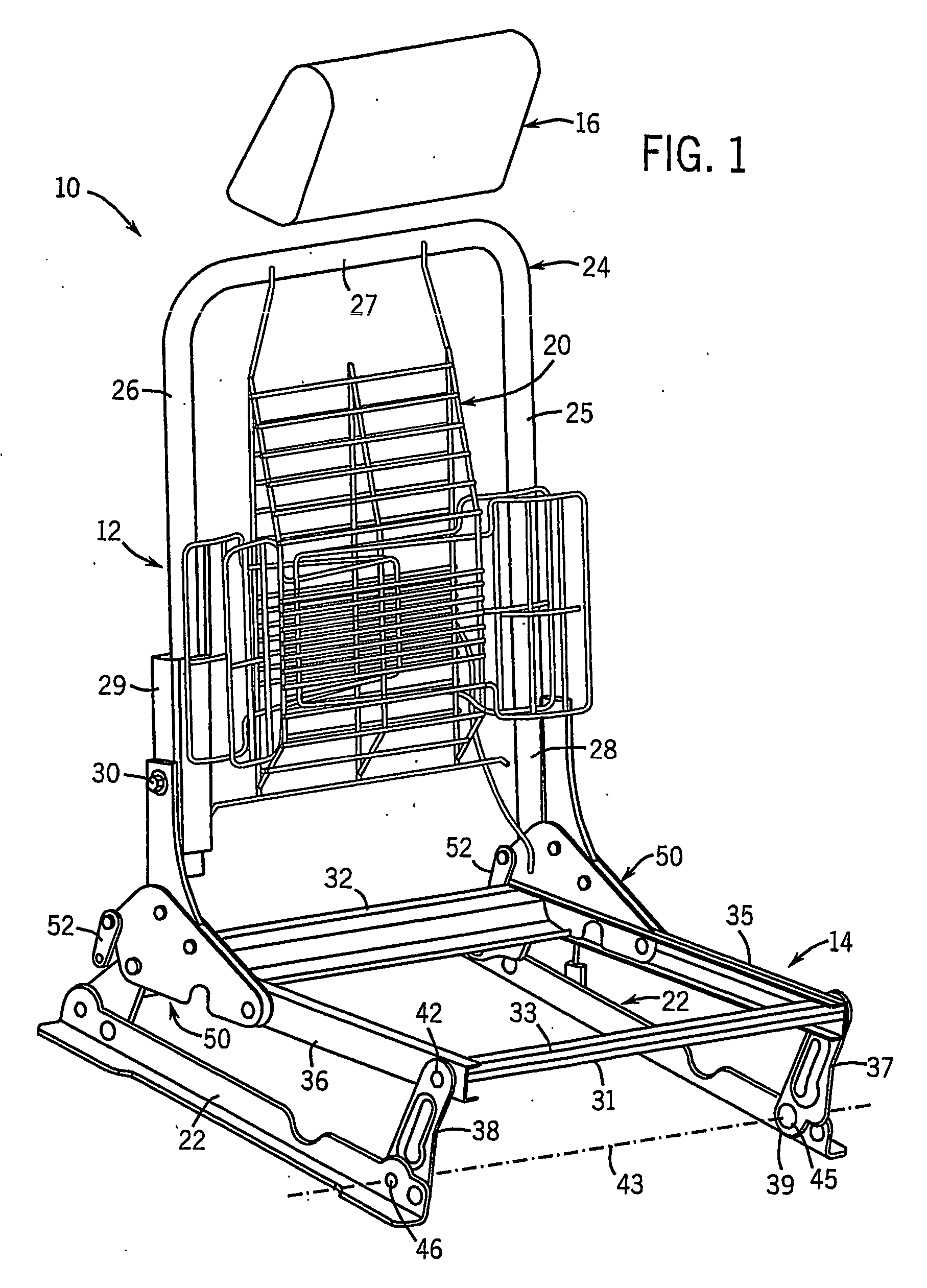 Thin profile folding vehicle seat