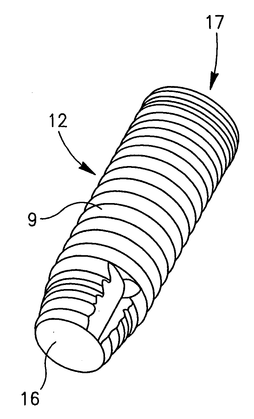 Orthodpedic or dental device