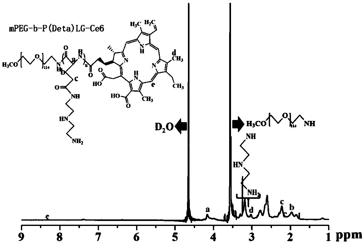 Protein-photosensitizer co-transmission pH responsive polyamino acid nanogel and preparation method thereof