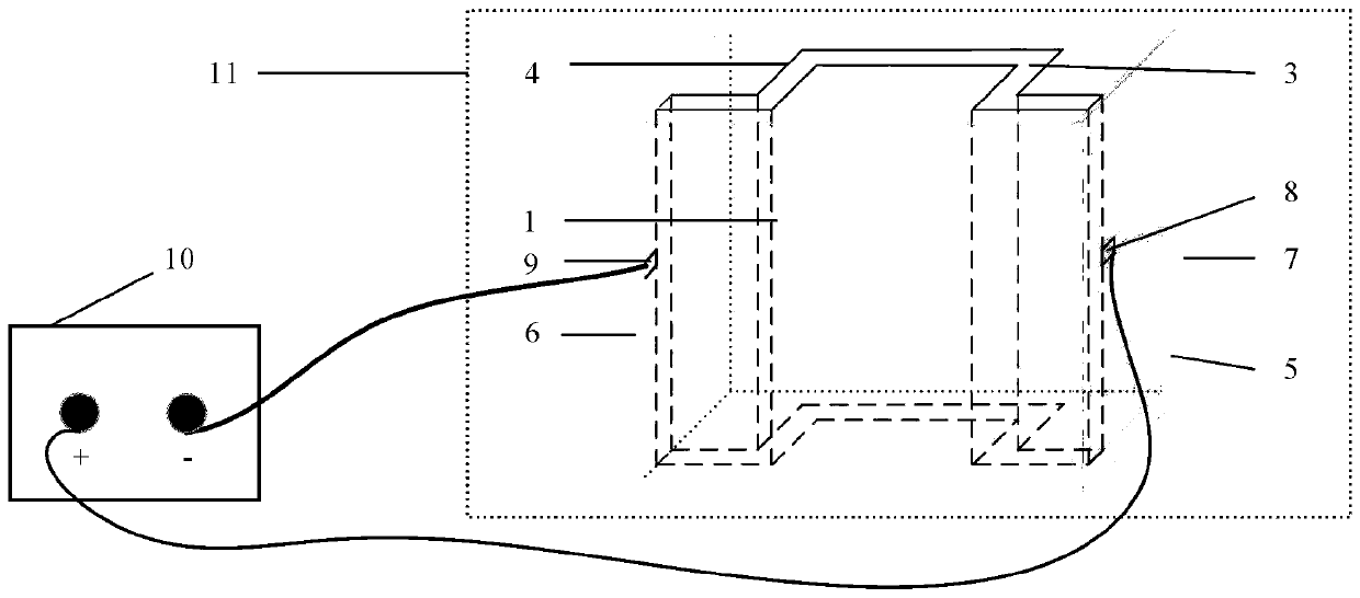 Fractal structure acoustic metamaterial based on electrorheological fluid