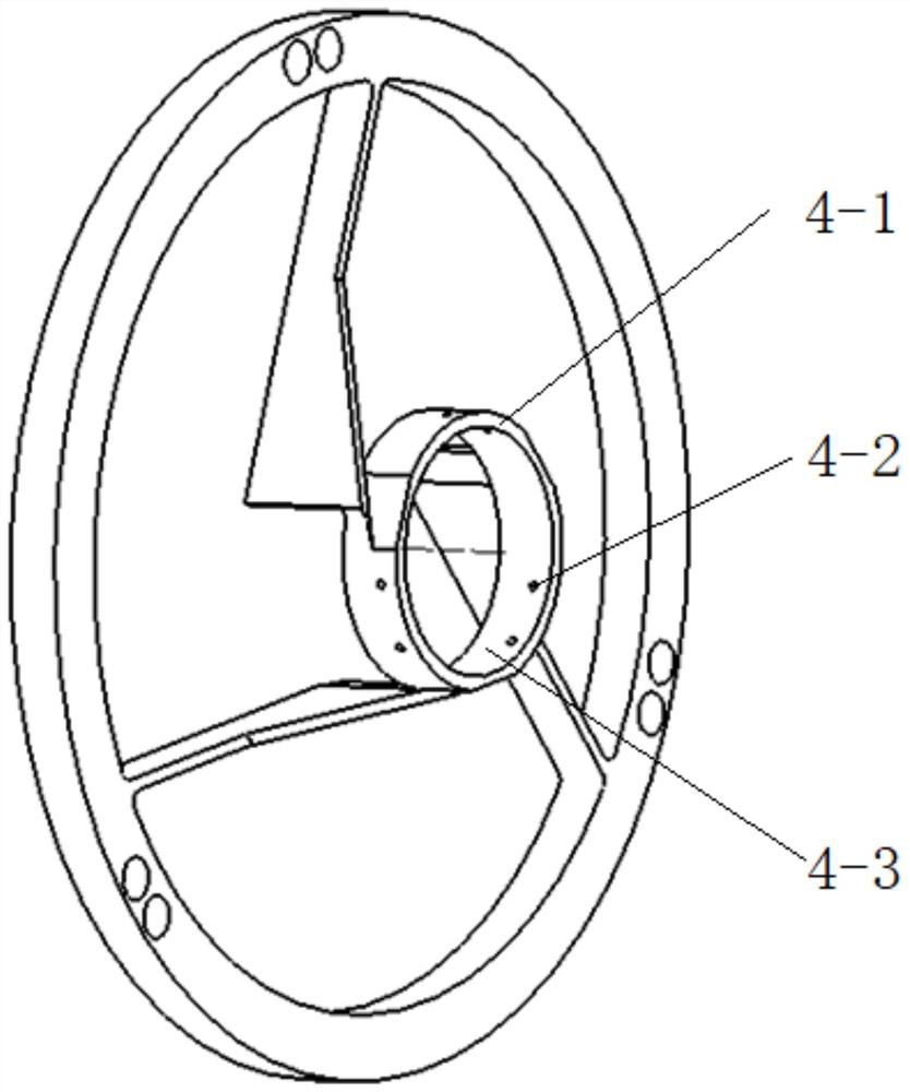 Welding fixing structure and fixing method suitable for adjustable reflector group