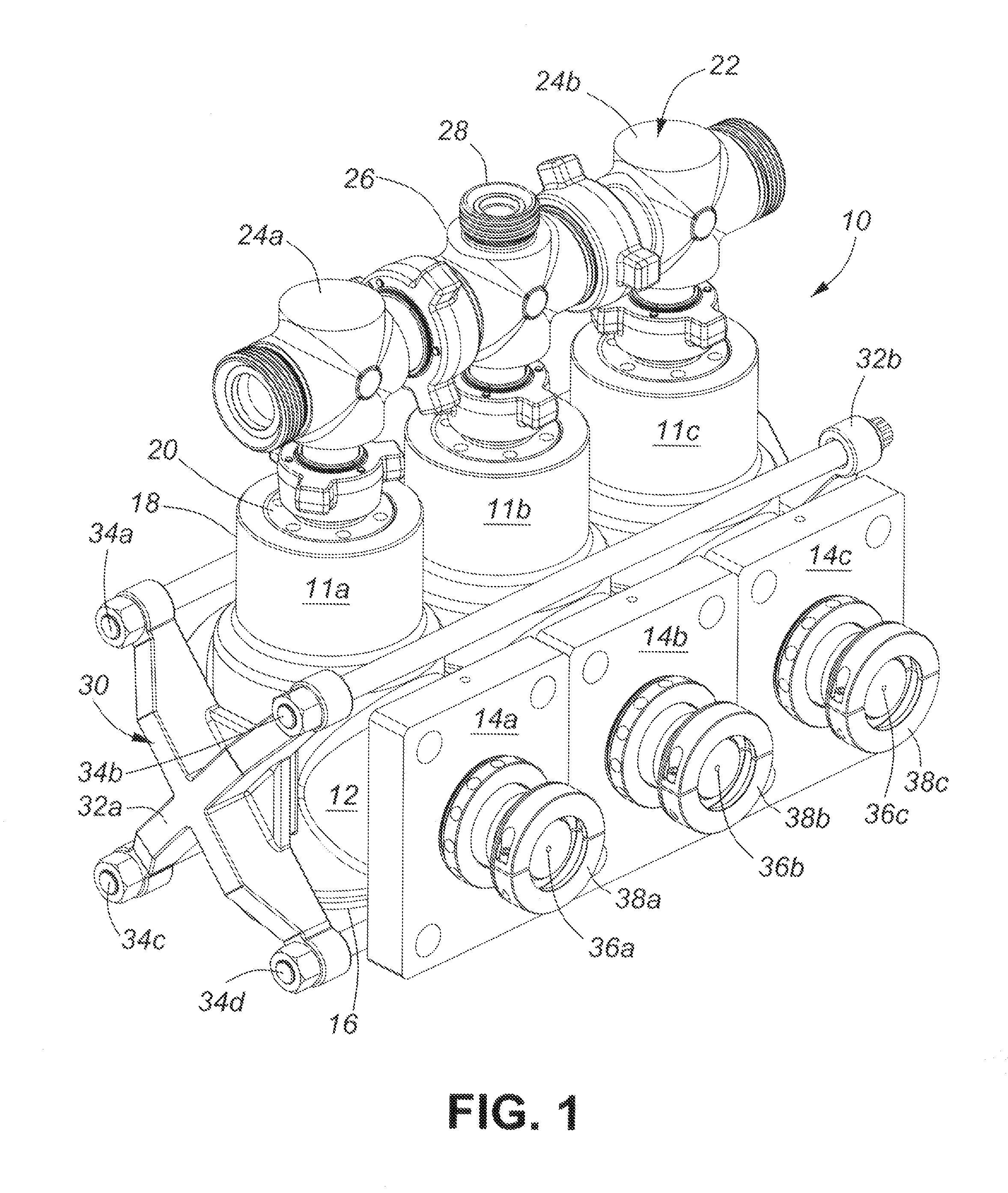 Compression clamp for a modular fluid end for a multiplex plunger pump