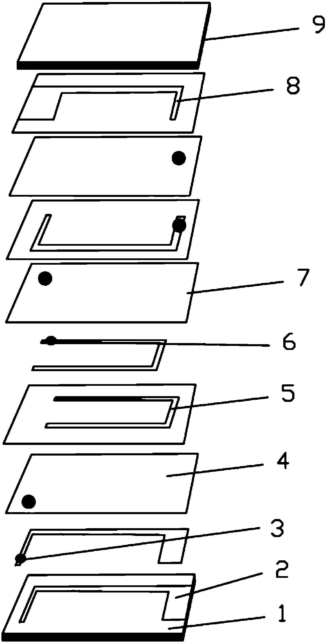 A kind of preparation method of laminated chip type magnetic bead