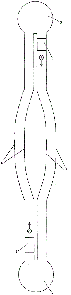 Downstream movement transportation method