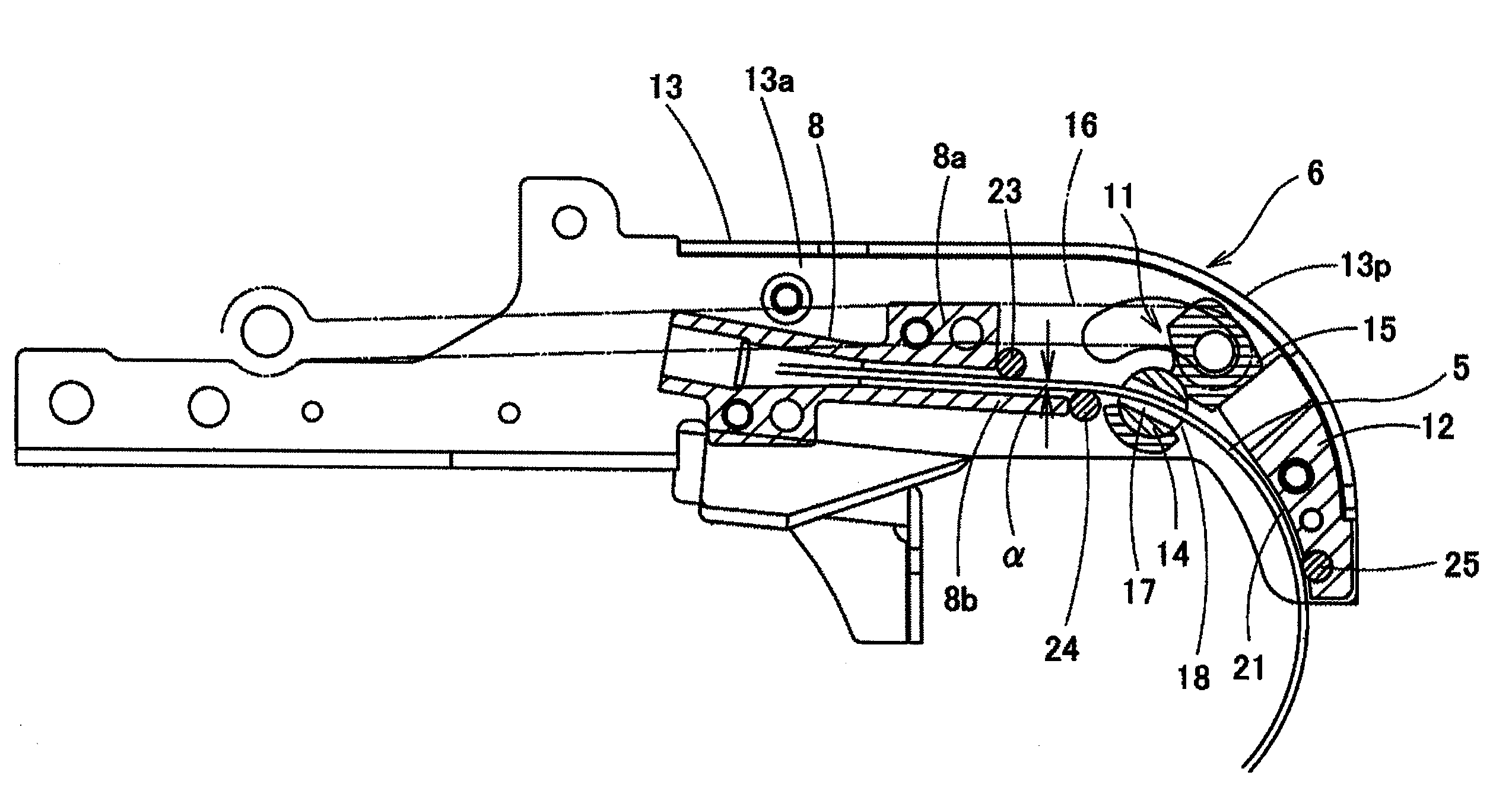 Reinforcing bar binding machine