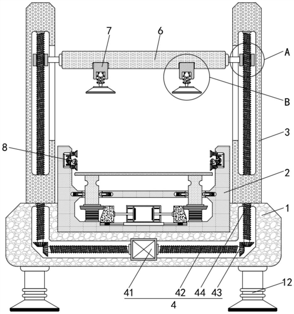 Steel machining positioning platform