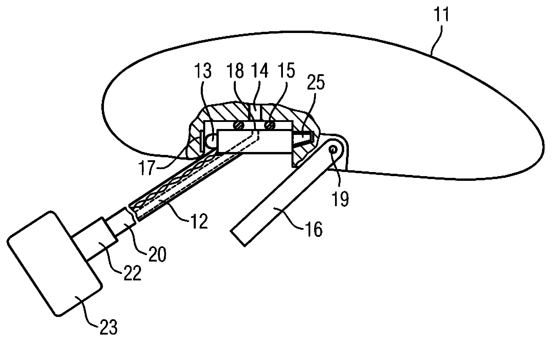 Hybrid hearing instrument system connector