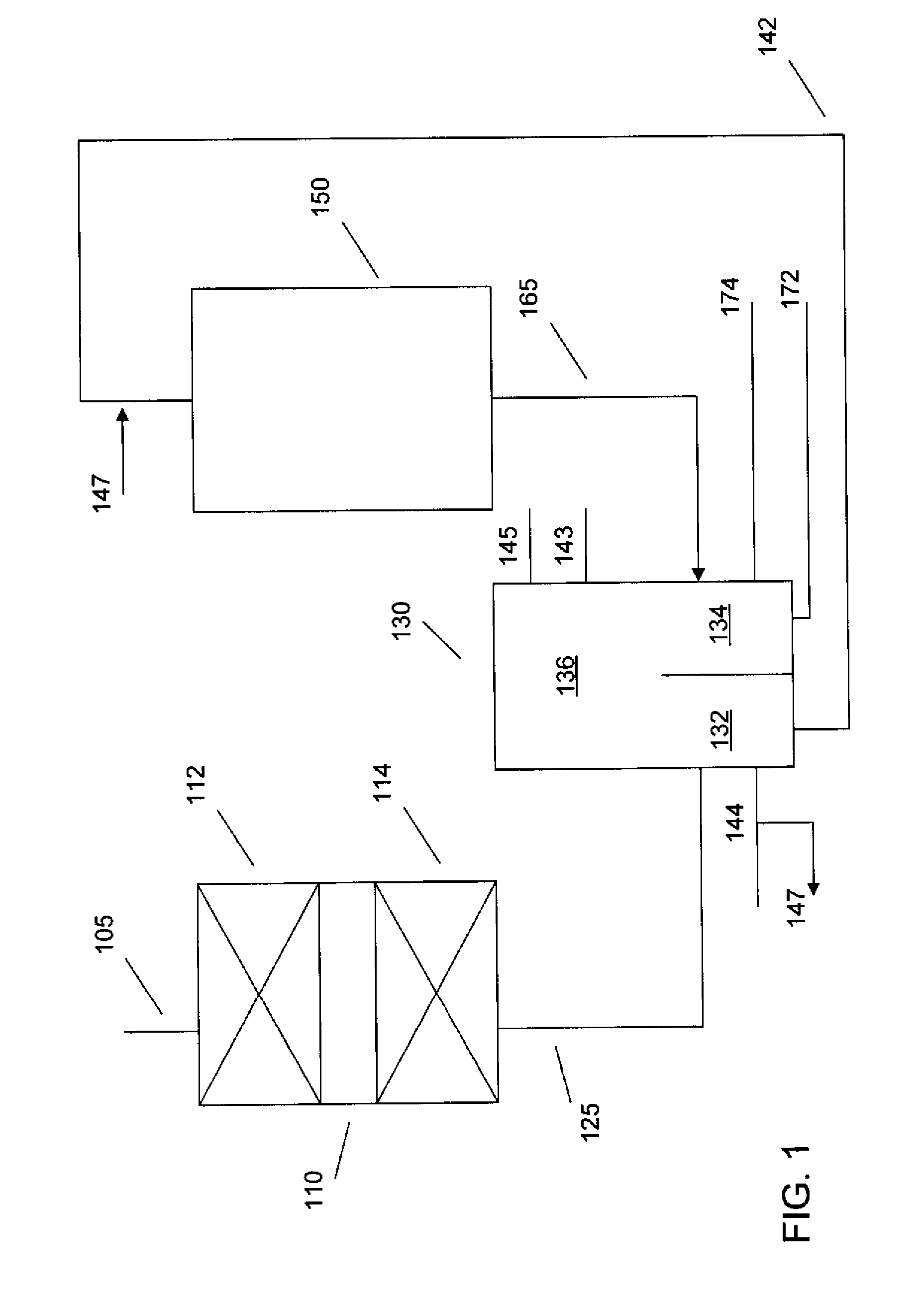 Two stage hydroprocessing with divided wall column fractionator