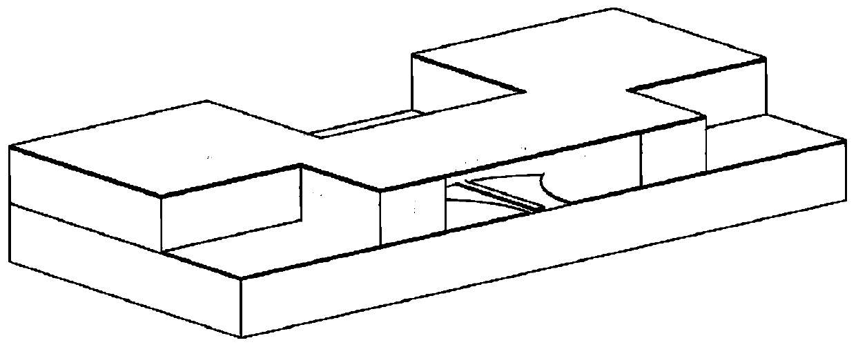 Closed planar three-electrode switch chip based on LTCC process