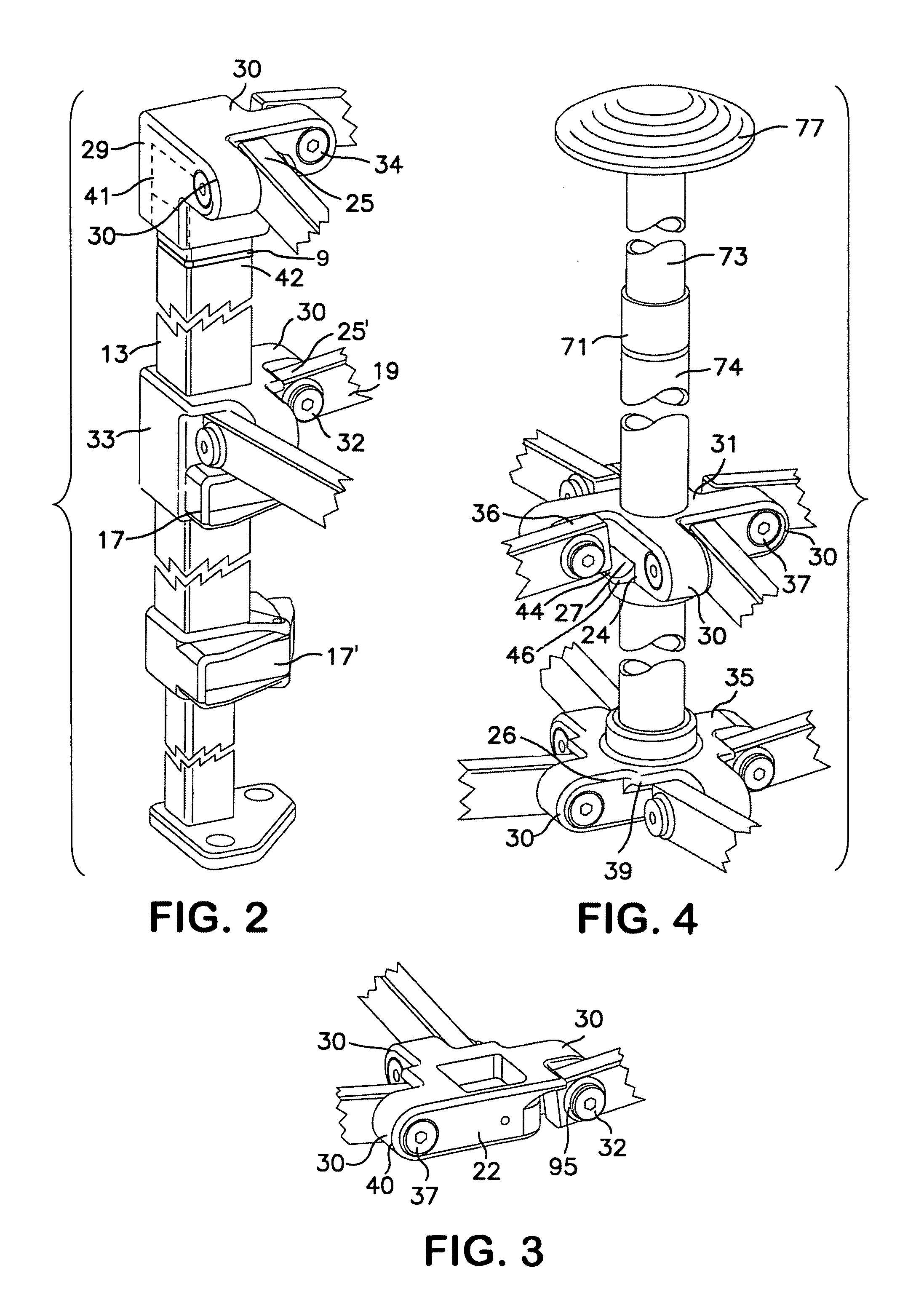 Corner molding and stop assembly for collapsible shelter