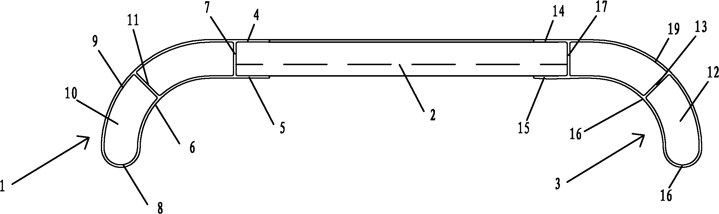 Aluminum alloy lateral protection fence for vehicle