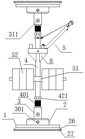 Energy-saving hoisting construction device