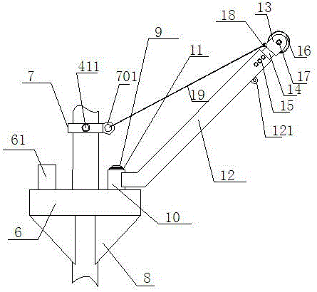 Energy-saving hoisting construction device