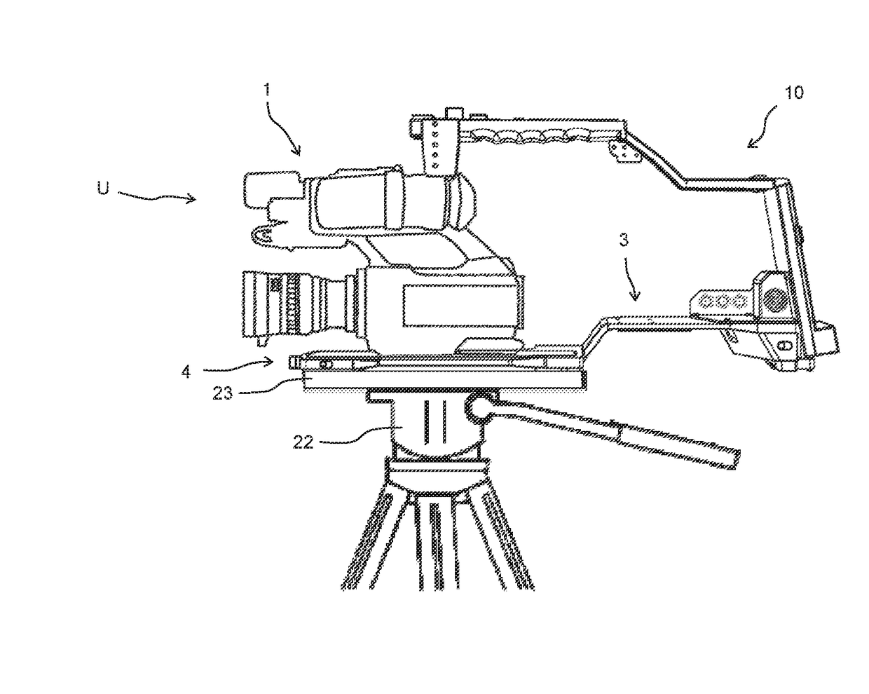 Shoulder camera adaptor