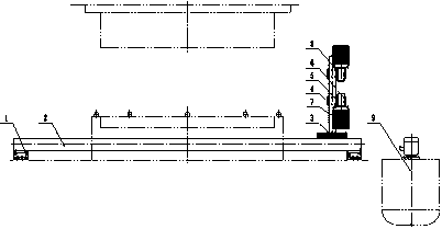 Oxide scale recovery device for hot stamping die