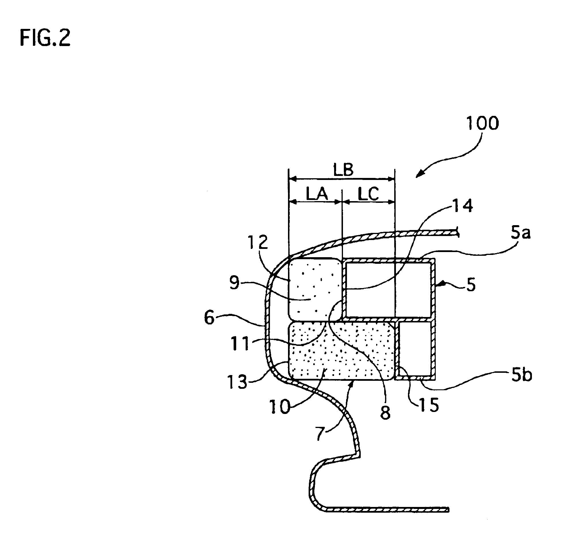 Bumper structure for a motor vehicle