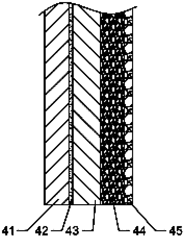 Composite board for power distribution cabinet