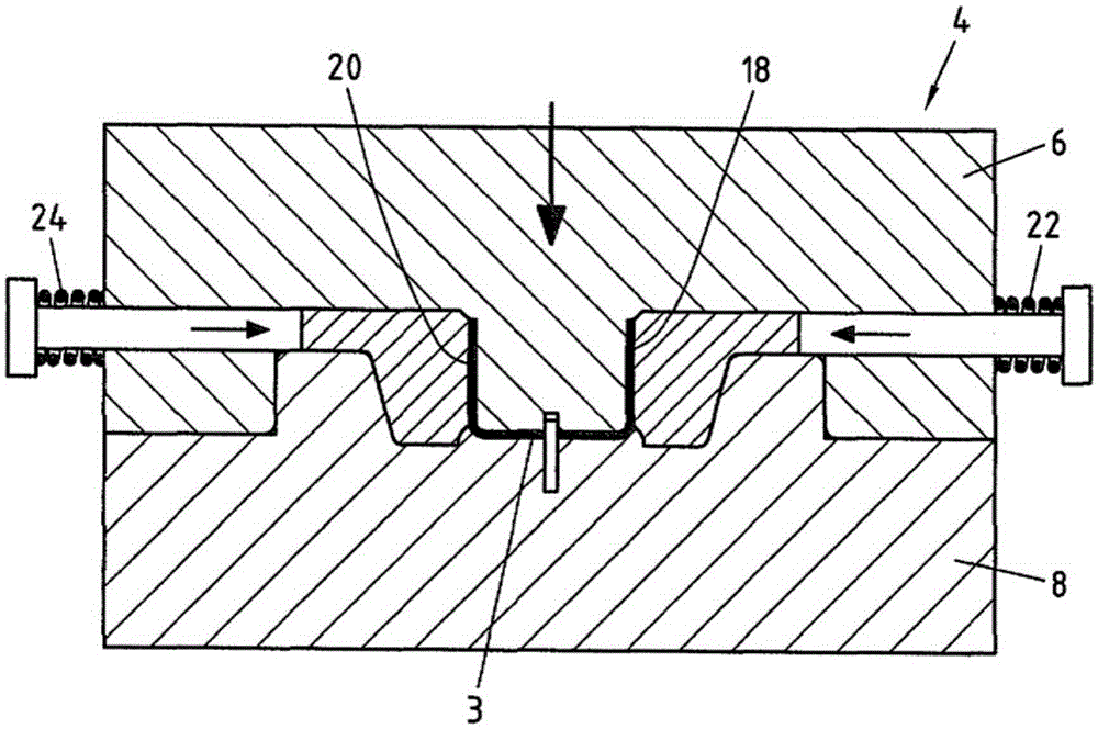 Method and compression tool for producing highly dimensionally stable half shells