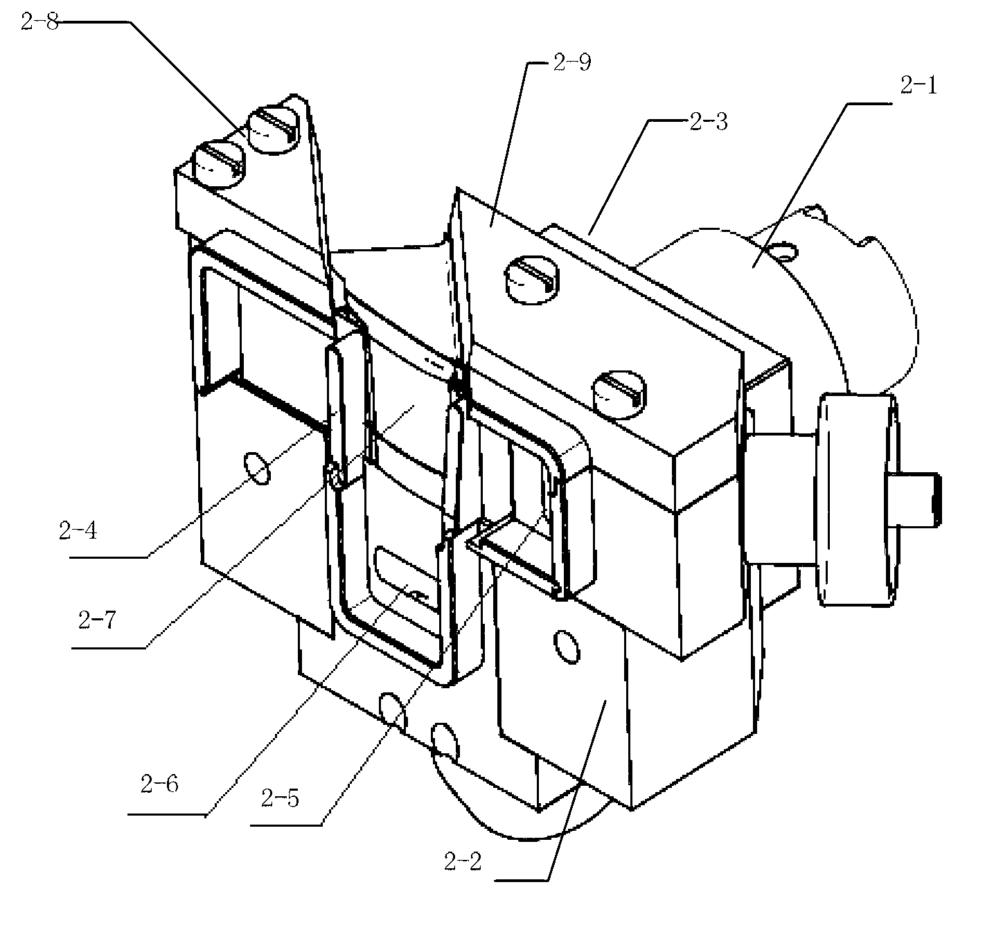 Blisk blade profile subtle electrochemical machining electrode and machining method