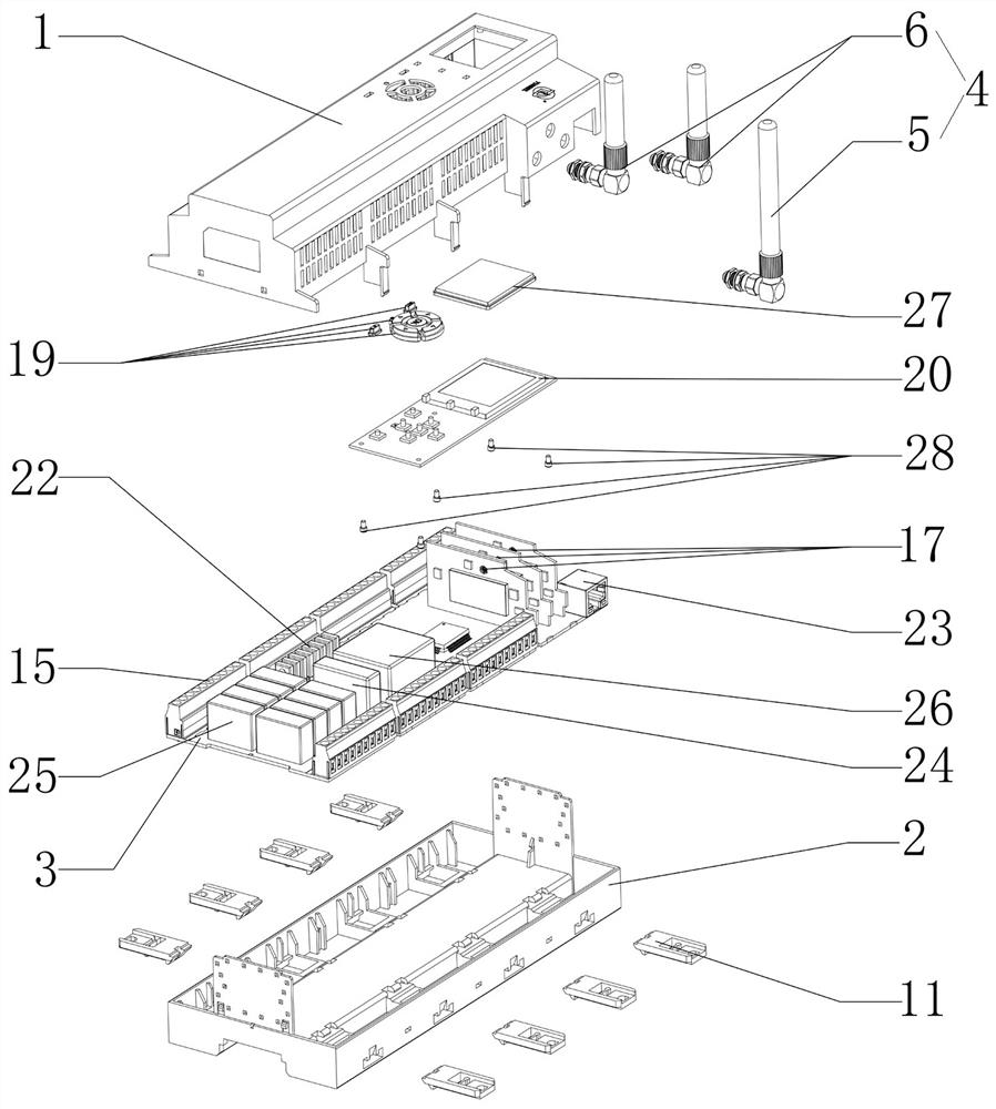 Intelligent integrated controller based on AIot technology and use method thereof