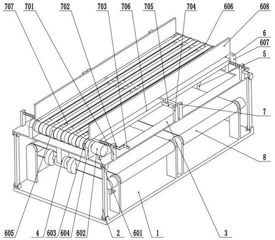 Fish tofu conveying device