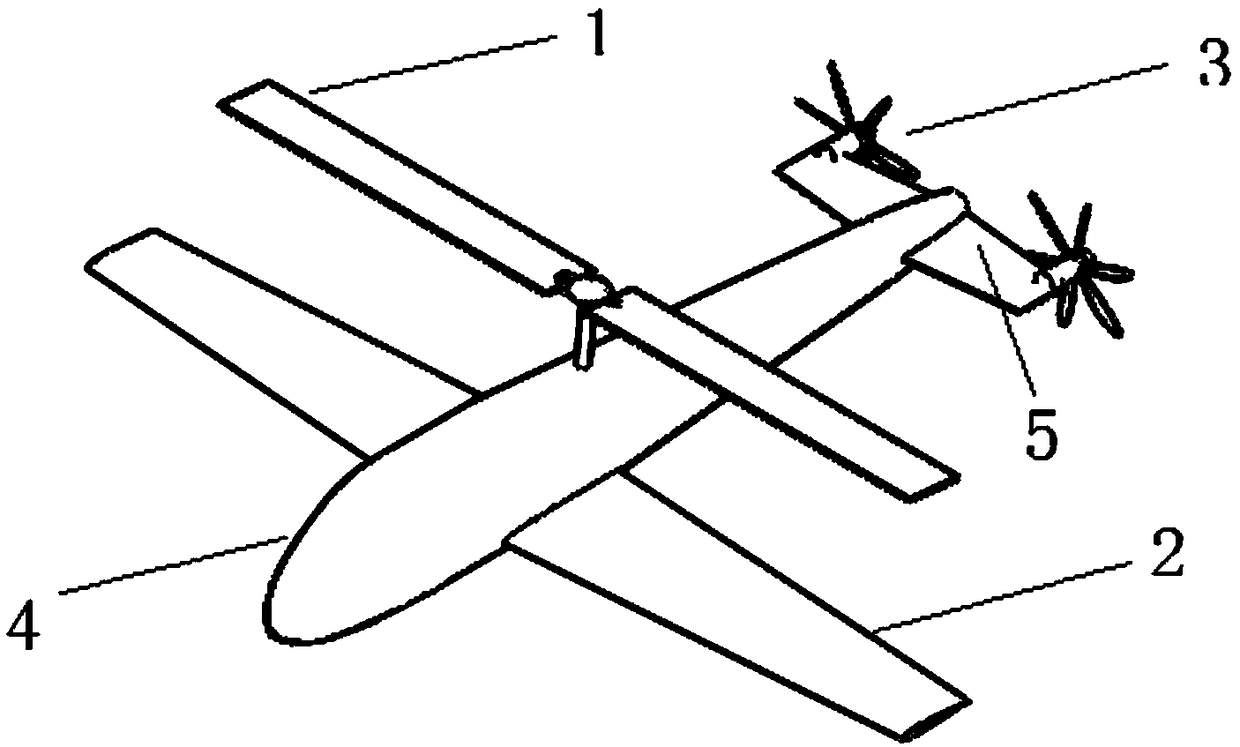 Double vector propeller rotor/fixed wing compound vertical take-off and landing aircraft