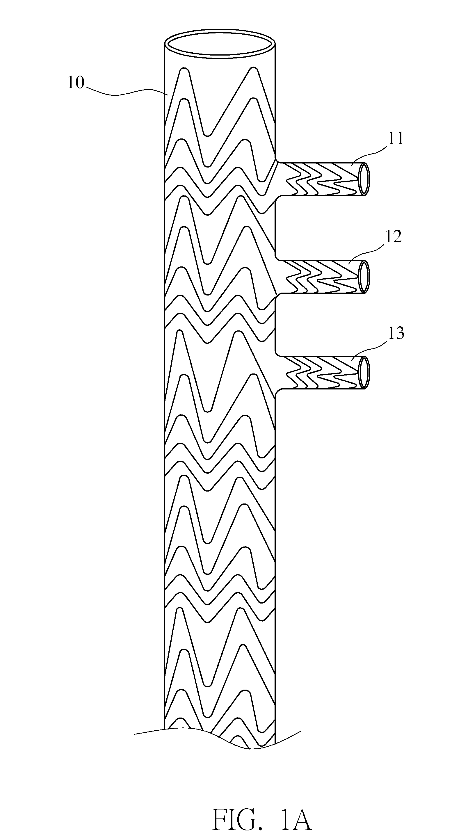 Thoracic aortic stent structure