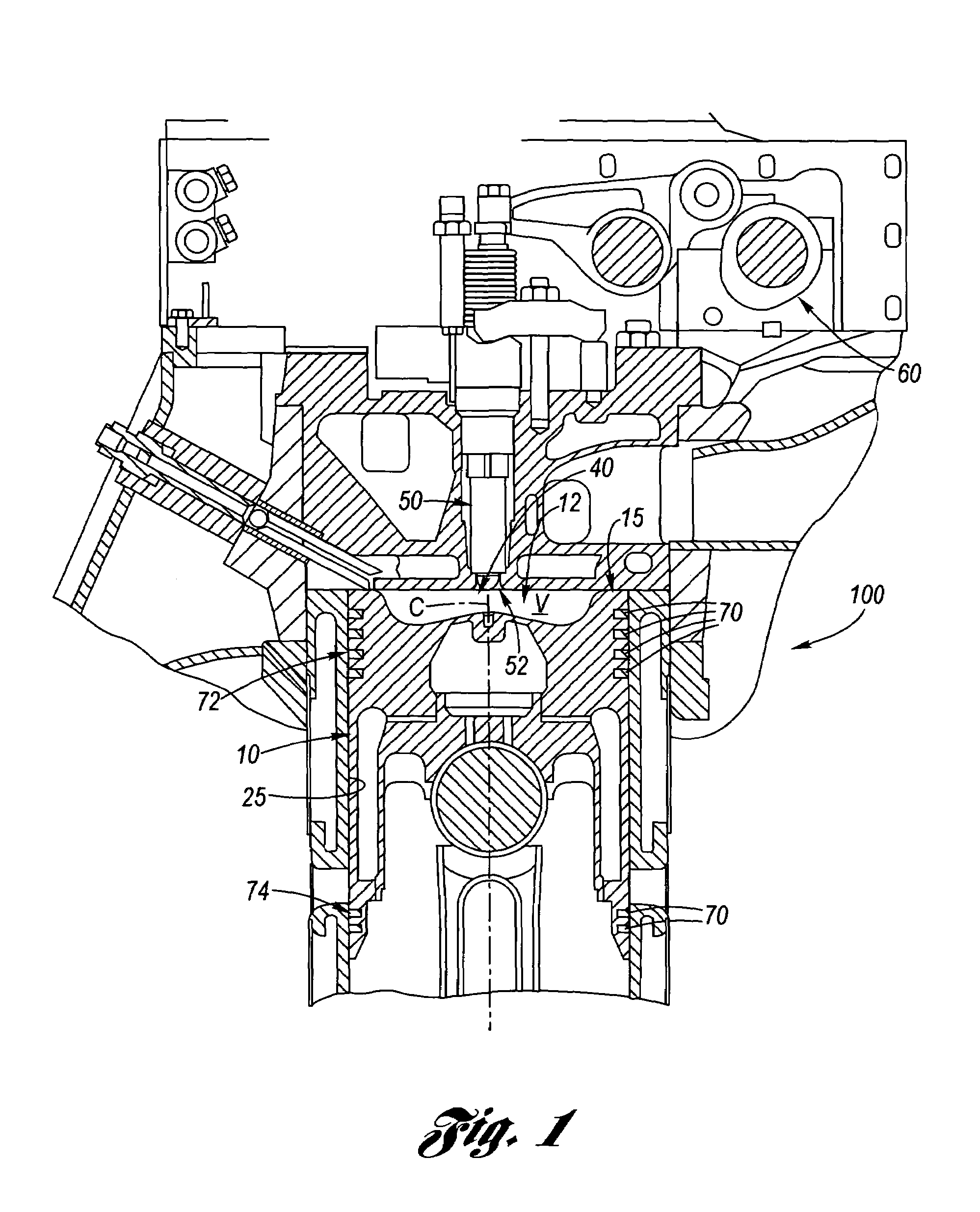 Optimized low emission two-stroke internal combustion diesel engine