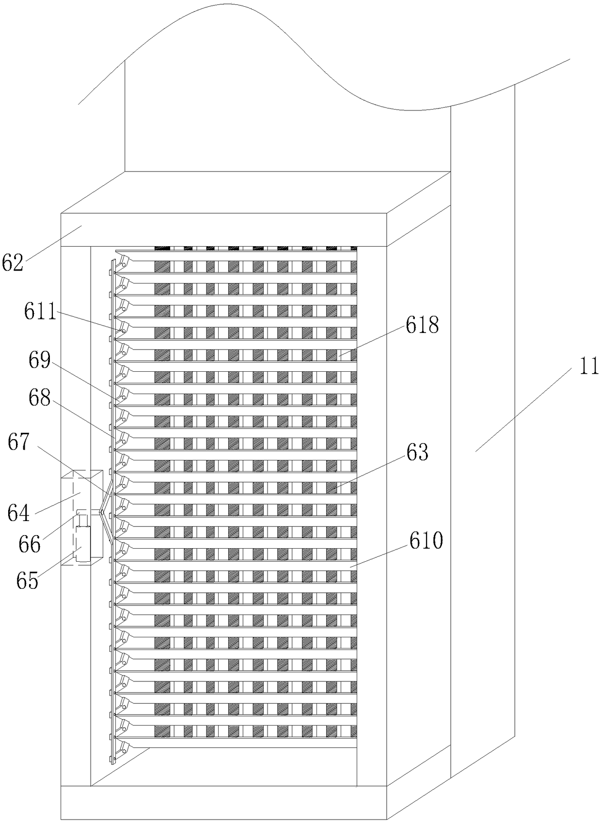 Unmanned automated production equipment for wool-like polyamide filaments