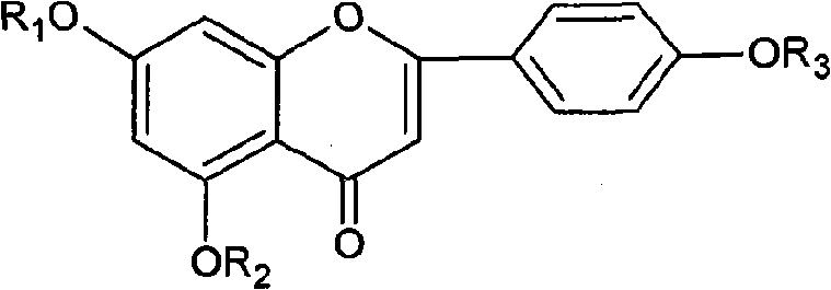 Radical lobelia total flavones effective component and preparation thereof